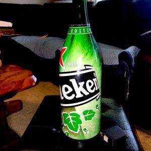 Super large Heineken bottle for the man cave